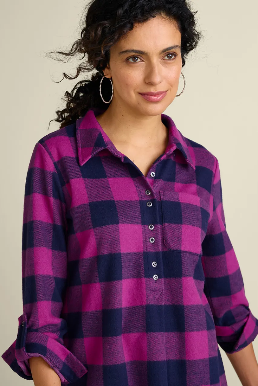 Soft Surroundings Mad About Plaid Tunic- Tops|Tunics & Leggings