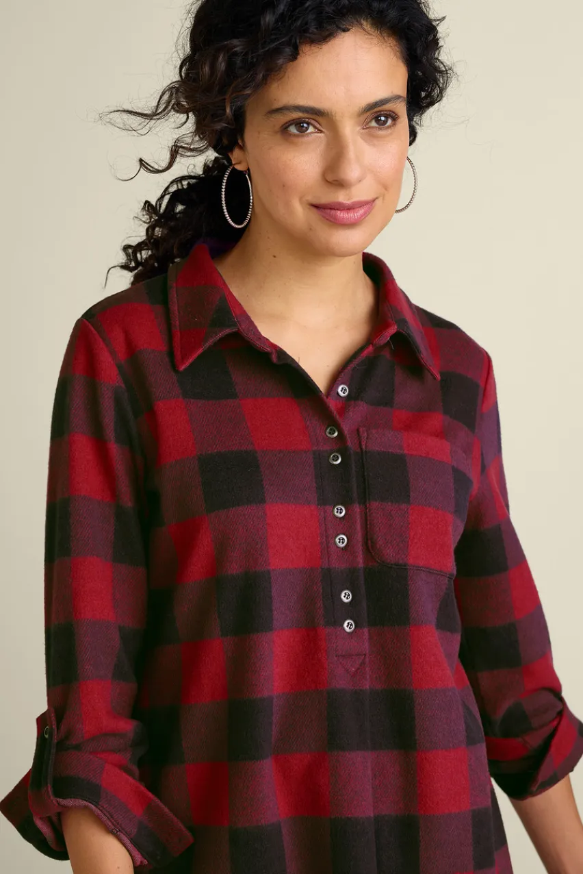 Soft Surroundings Mad About Plaid Tunic- Tops|Tunics & Leggings