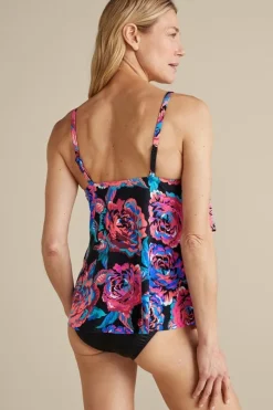 Soft Surroundings Magicsuit By Miraclesuit Chloe Tankini Top- Swimwear