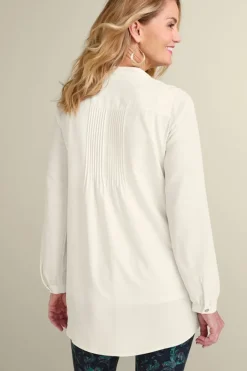 Soft Surroundings Makara Button Tunic- Tops