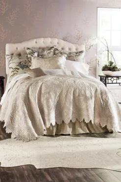 Soft Surroundings Marguerite Scalloped Quilt- Bedding|Bedding Collections