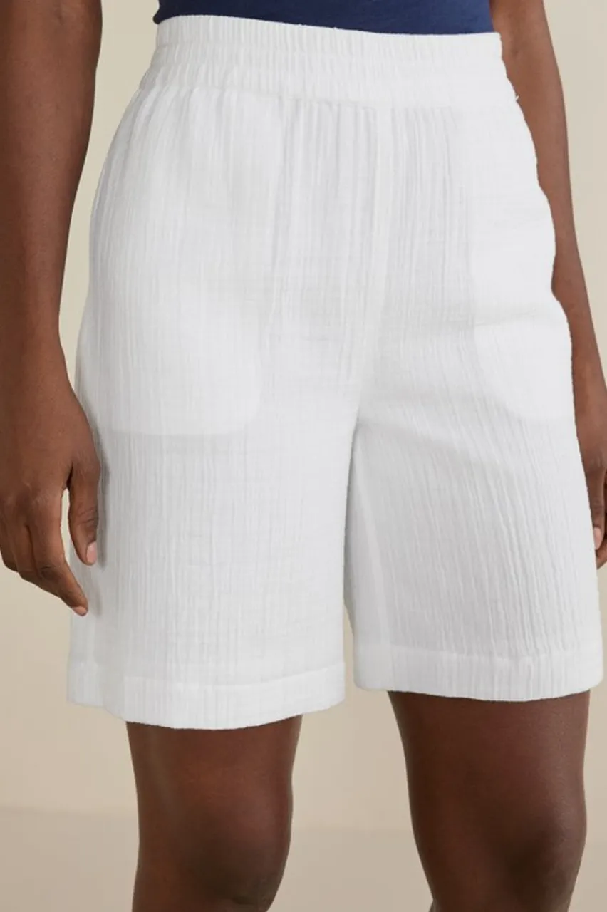 Soft Surroundings Marilla Gauze Shorts- Pants|Shorts