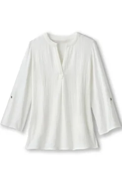 Soft Surroundings Marley Gauze Tunic- Tops|Tunics & Leggings