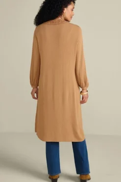 Soft Surroundings Megara Gauze Topper- Toppers|Jackets & Coats