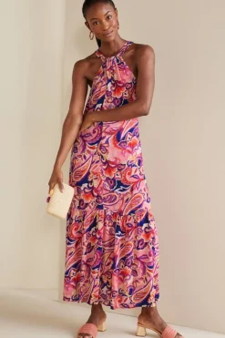 Soft Surroundings Nalani Gauze Maxi Dress- Dresses