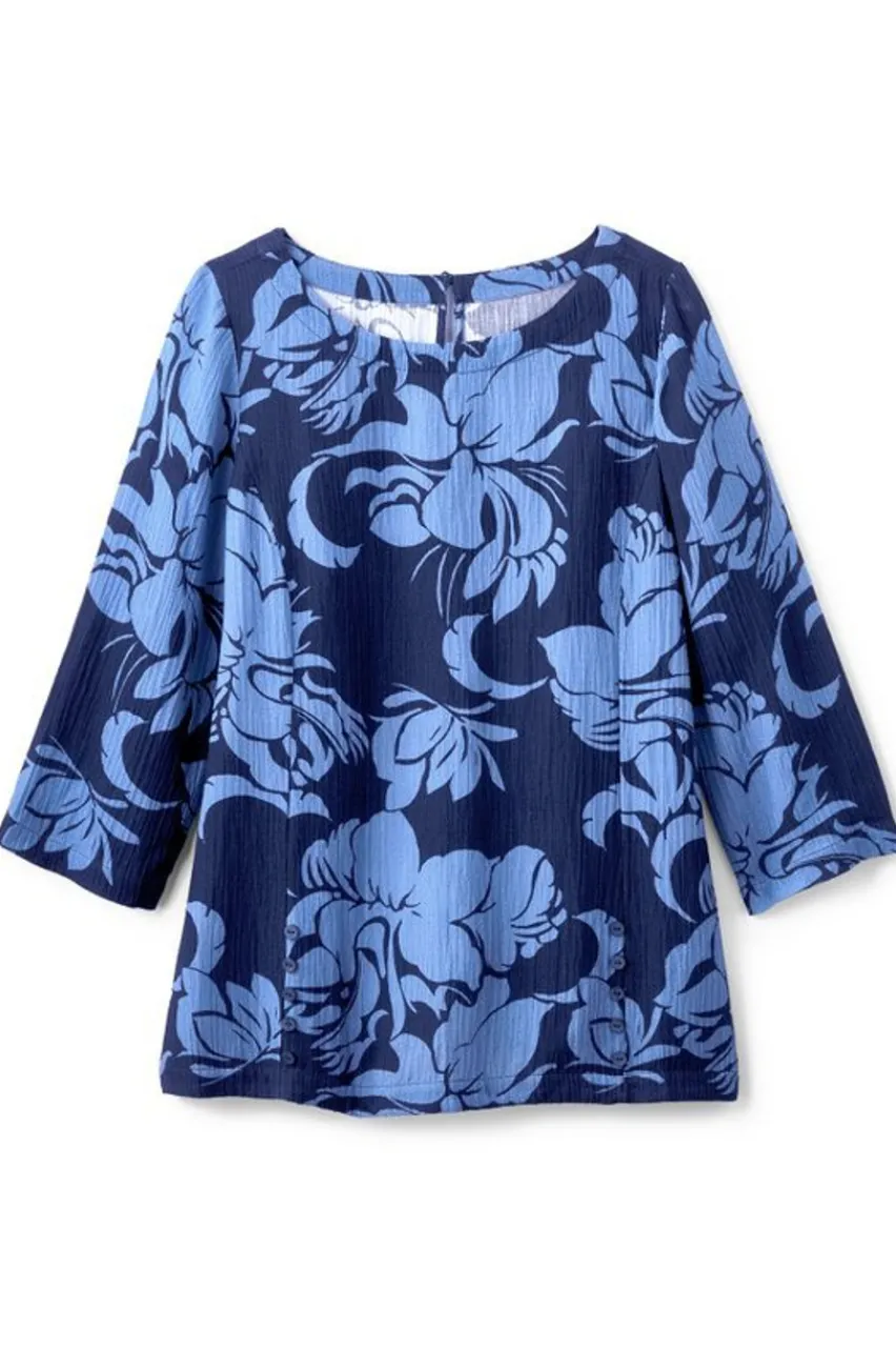 Soft Surroundings Oceo Gauze Tunic- Tops|Tunics & Leggings