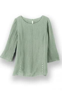Soft Surroundings Oceo Gauze Tunic- Tops|Tunics & Leggings
