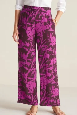 Soft Surroundings Oceo Gauze Wide-Leg Pants- Pants