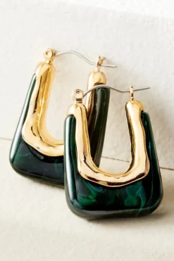 Soft Surroundings Parker Square Hoop Earrings- Jewelry|Earrings
