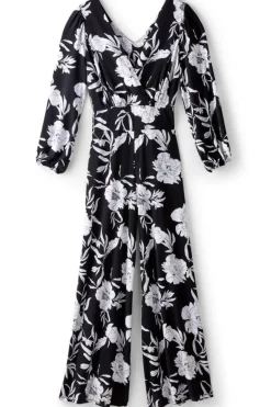 Soft Surroundings Penelope Long Sleeve Jumpsuit- Dresses|Jumpsuits