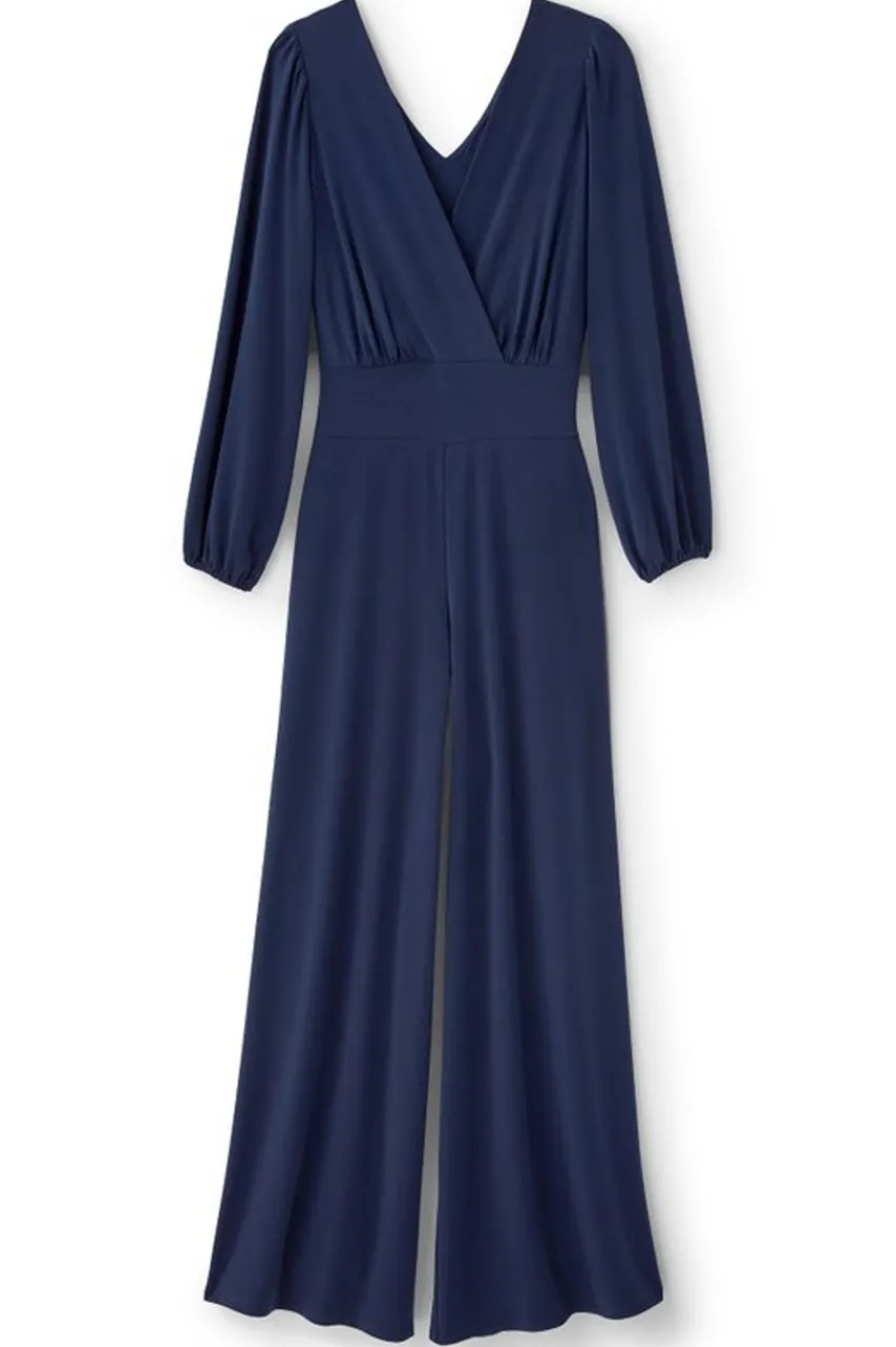 Soft Surroundings Penelope Long Sleeve Jumpsuit- Dresses|Jumpsuits