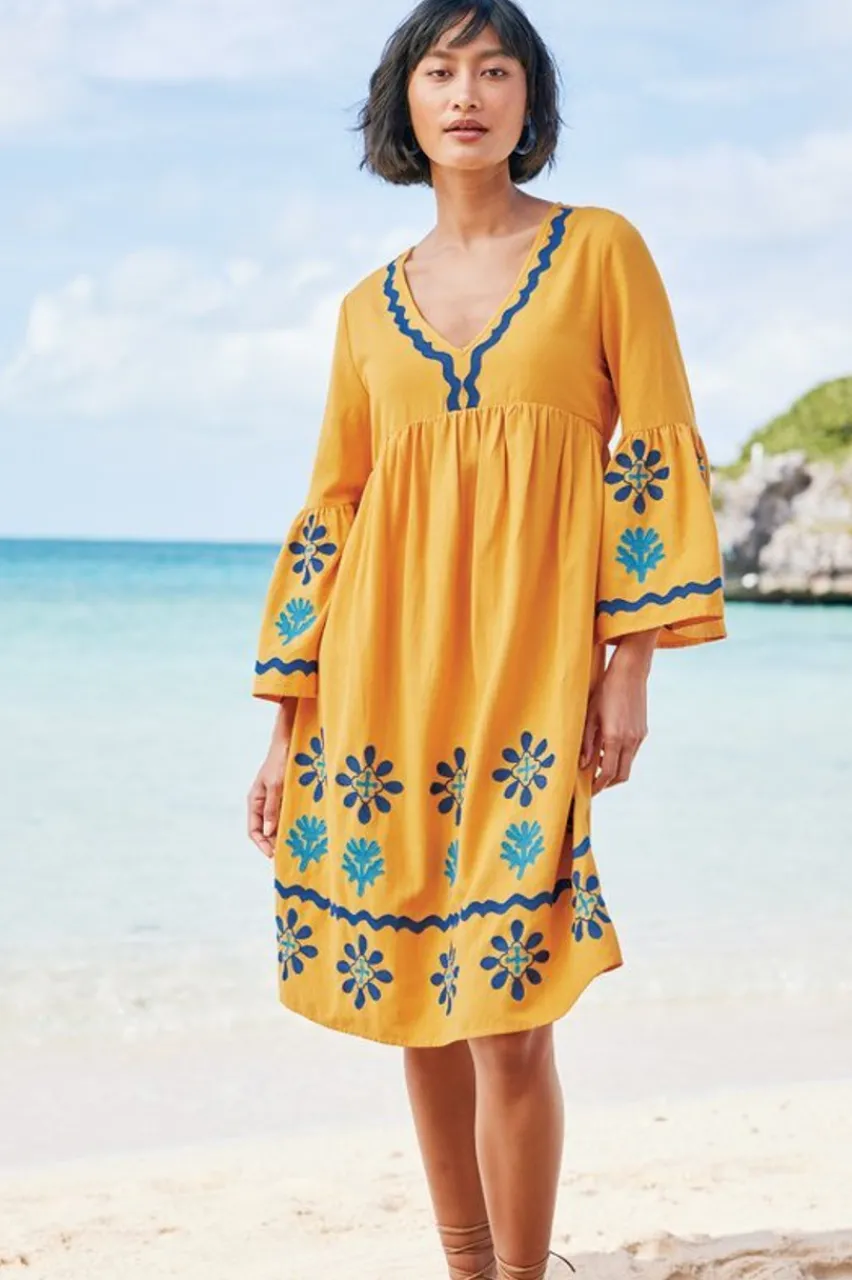 Soft Surroundings Petra Short Dress- Dresses
