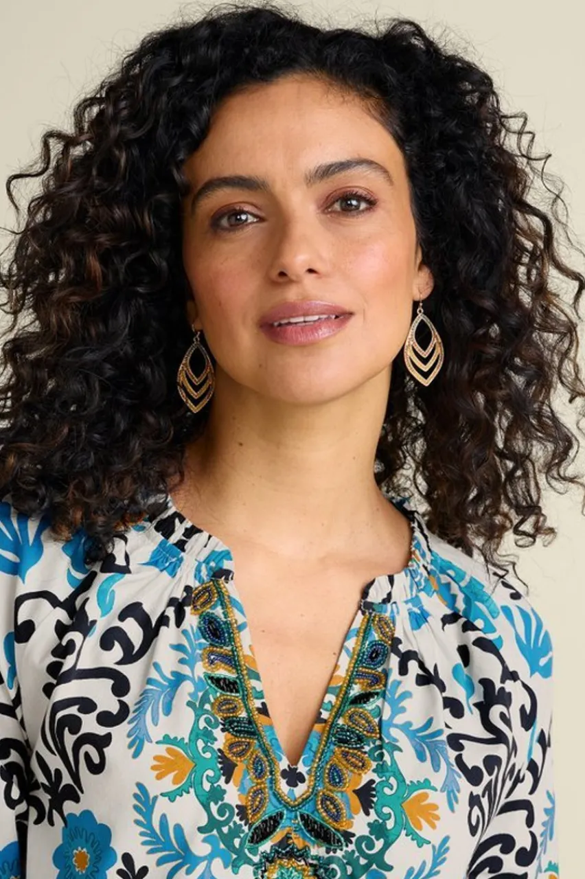 Soft Surroundings Pluma Drop Earrings- Jewelry|Earrings