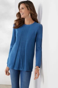 Soft Surroundings Priscilla Pullover Tunic Sweater- Tops|Sweaters & Cardigans