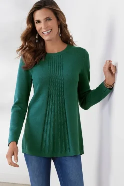 Soft Surroundings Priscilla Pullover Tunic Sweater- Tops|Sweaters & Cardigans