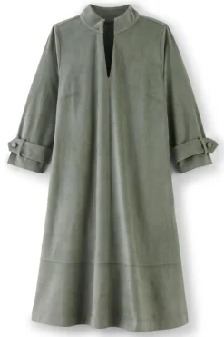Soft Surroundings Rani Faux Suede Dress- Dresses