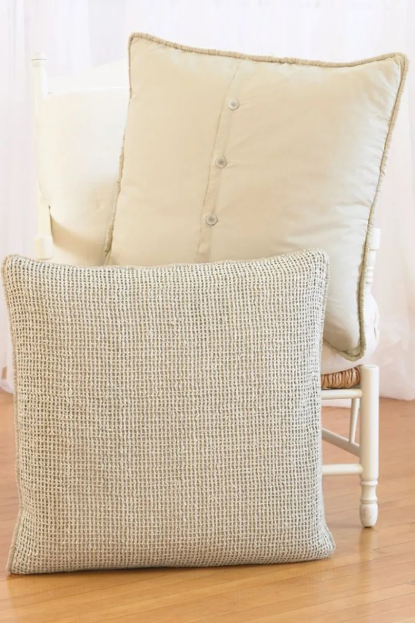Soft Surroundings Raw Silk Woven Euro Sham- Bedding|Bedding Collections