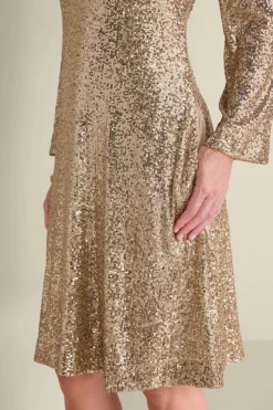 Soft Surroundings Sancerre Sequin Dress- Dresses
