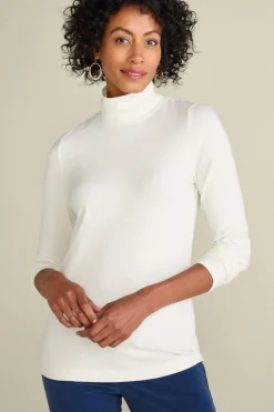 Soft Surroundings Sandie Knit Turtleneck- Tops