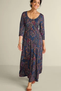 Soft Surroundings Santiago 3/4 Sleeve Dress- Dresses