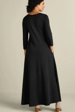 Soft Surroundings Santiago 3/4 Sleeve Dress- Dresses