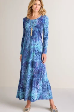 Soft Surroundings Santiago Stretch Velvet Dress- Dresses
