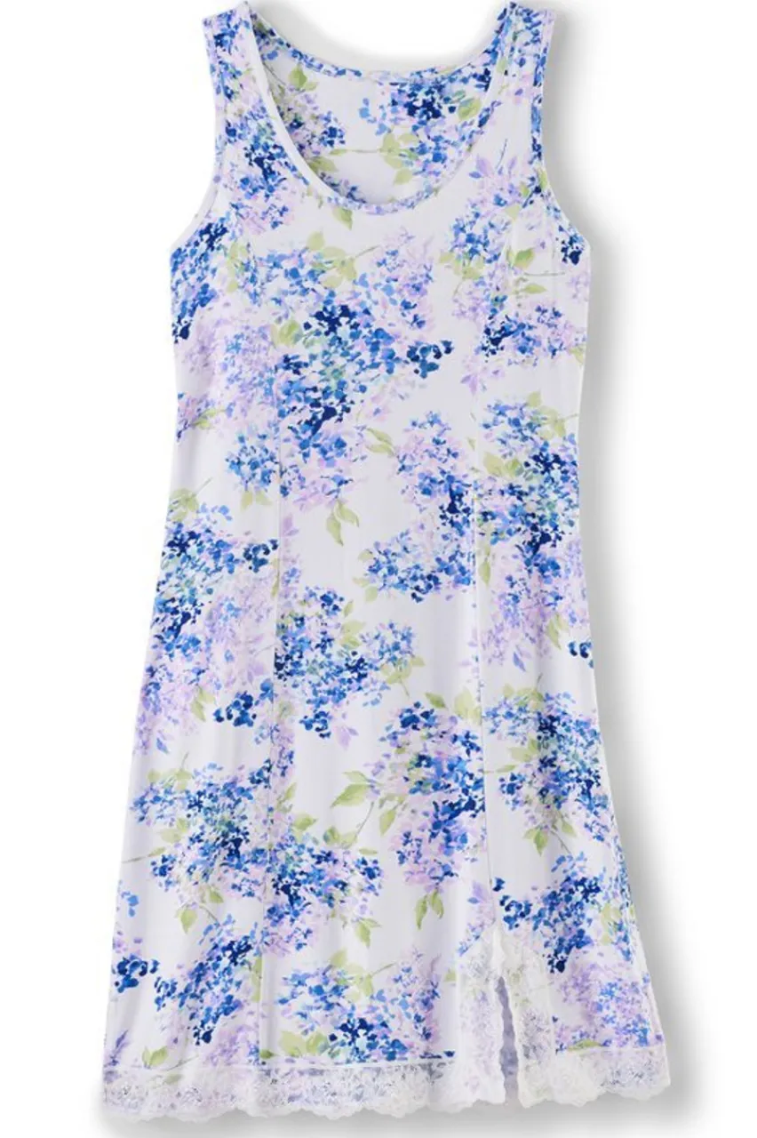 Soft Surroundings Serenity Bamboo Shelf Bra Sleep Dress- Dresses|Sleepwear & Lounge