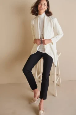 Soft Surroundings Shape Drape Faux Suede Jacket- Toppers|Jackets & Coats