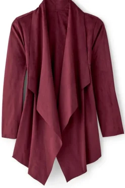 Soft Surroundings Shape Drape Faux Suede Jacket- Toppers|Jackets & Coats