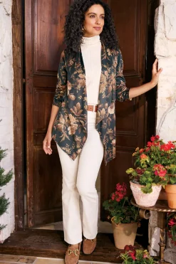 Soft Surroundings Shape Drape Faux Suede Jacket- Toppers|Jackets & Coats