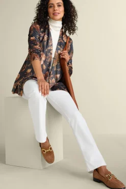 Soft Surroundings Shape Drape Faux Suede Jacket- Toppers|Jackets & Coats