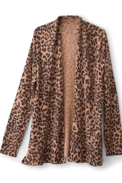 Soft Surroundings Sibyl Cashmere Printed Cardigan- Tops|Sweaters & Cardigans