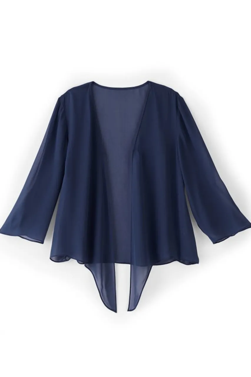 Soft Surroundings Silk Undercover Topper- Toppers|Jackets & Coats