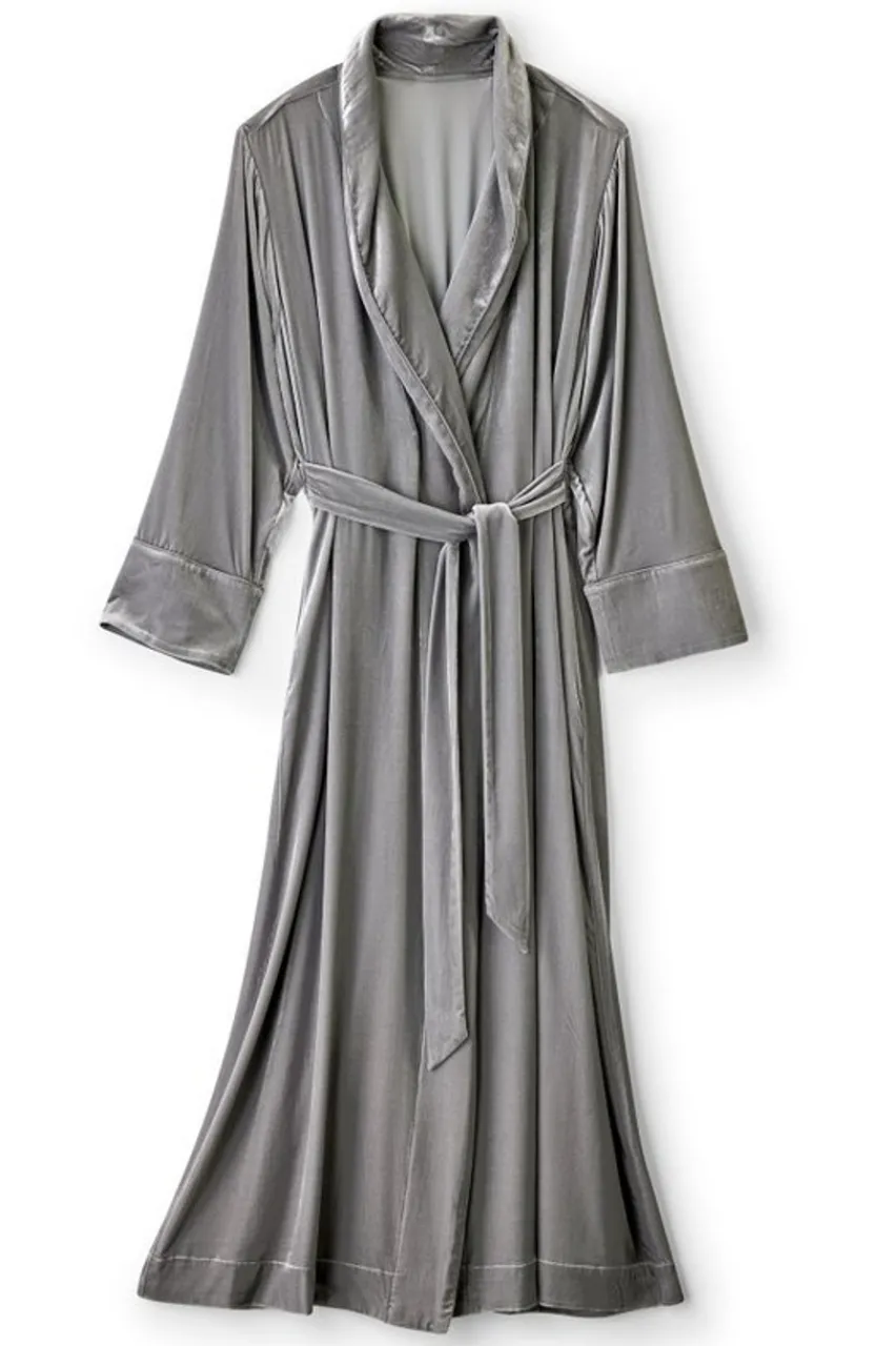Soft Surroundings Silk Velvet Robe- Sleepwear & Lounge