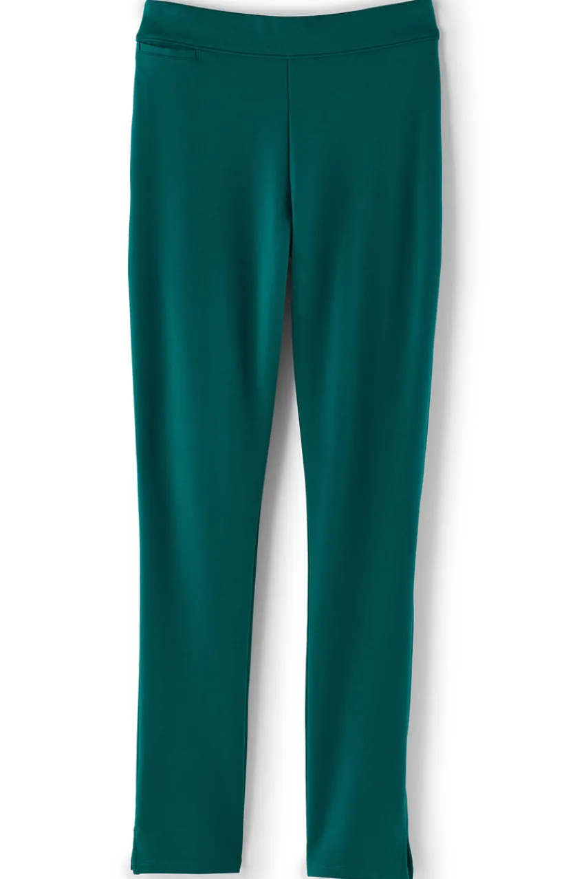 Soft Surroundings Soft Essential Ponte Slim Leg Pants- Pants