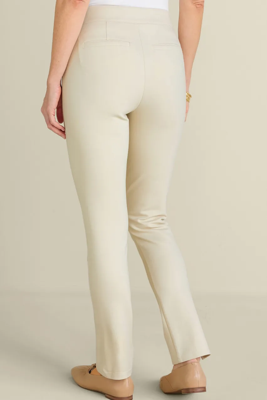 Soft Surroundings Soft Essential Ponte Slim Leg Pants- Pants