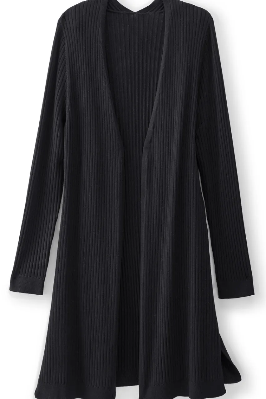 Soft Surroundings Soft Essential Ribbed Long Cardi- Tops|Sweaters & Cardigans