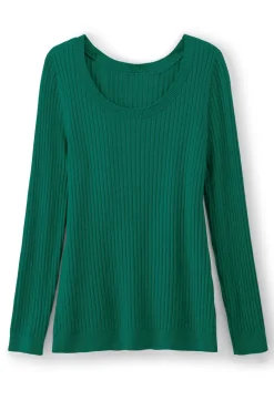 Soft Surroundings Soft Essential Ribbed Pullover Sweater- Tops|Sweaters & Cardigans