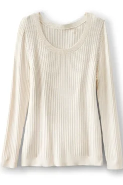Soft Surroundings Soft Essential Ribbed Pullover Sweater- Tops|Sweaters & Cardigans