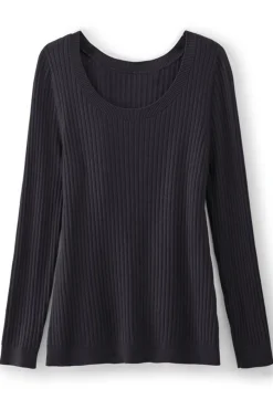 Soft Surroundings Soft Essential Ribbed Pullover Sweater- Tops|Sweaters & Cardigans