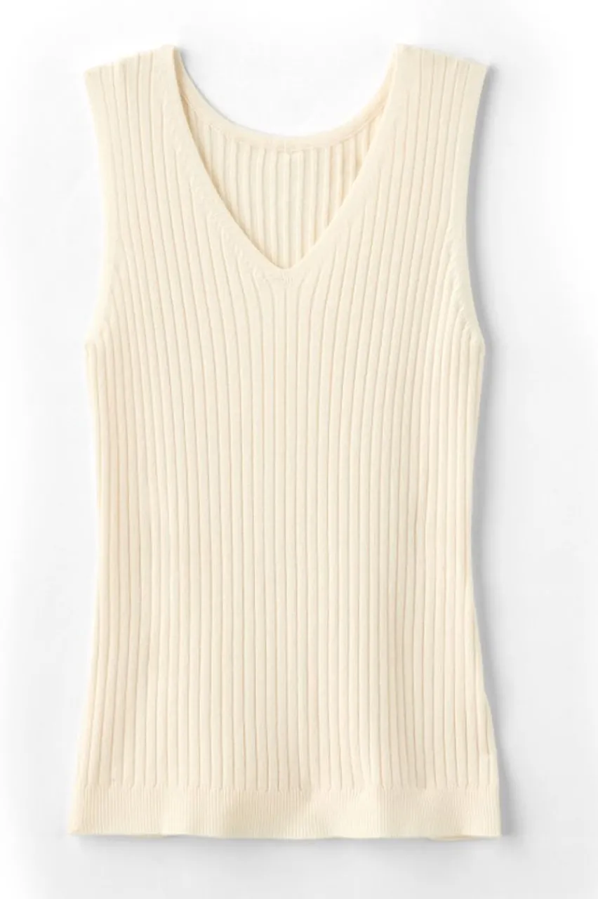 Soft Surroundings Soft Essential Ribbed Sweater Tank- Tops|Sweaters & Cardigans