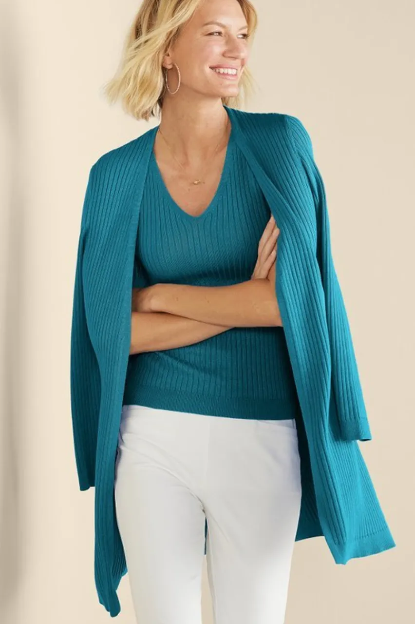 Soft Surroundings Soft Essential Ribbed Sweater Tank- Tops|Sweaters & Cardigans
