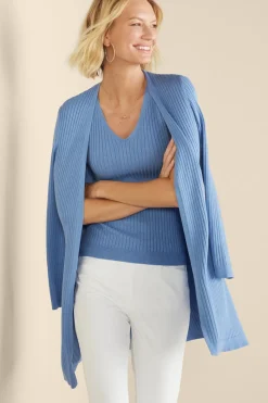 Soft Surroundings Soft Essential Ribbed Sweater Tank- Tops|Sweaters & Cardigans