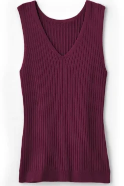 Soft Surroundings Soft Essential Ribbed Sweater Tank- Tops|Sweaters & Cardigans