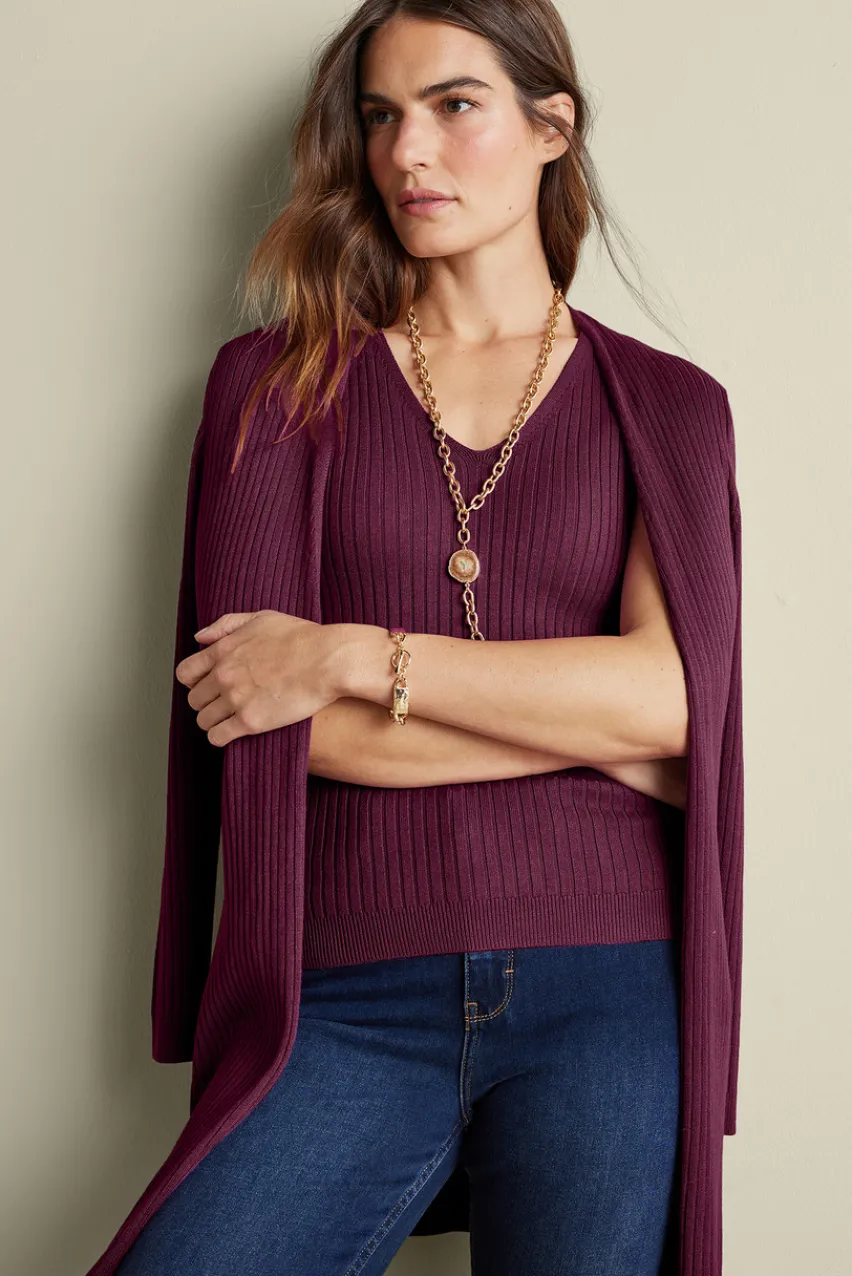 Soft Surroundings Soft Essential Ribbed Sweater Tank- Tops|Sweaters & Cardigans