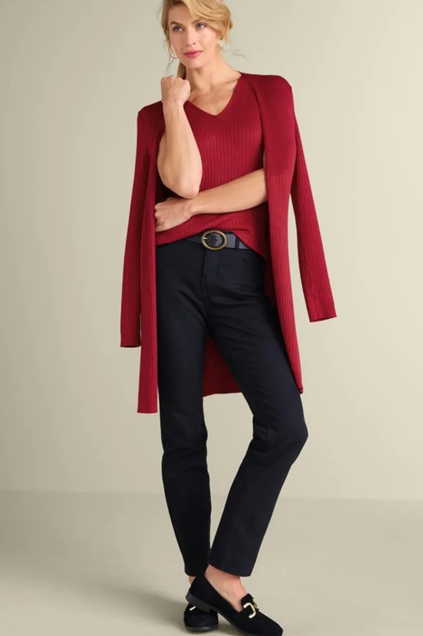 Soft Surroundings Soft Essential Ribbed Sweater Tank- Tops|Sweaters & Cardigans