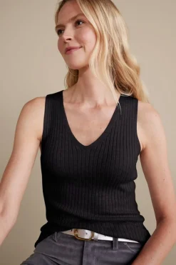 Soft Surroundings Soft Essential Ribbed Sweater Tank- Tops|Sweaters & Cardigans
