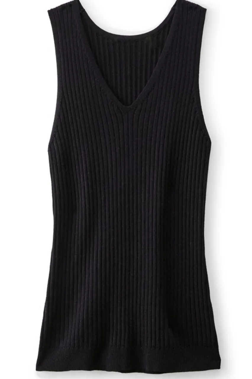Soft Surroundings Soft Essential Ribbed Sweater Tank- Tops|Sweaters & Cardigans