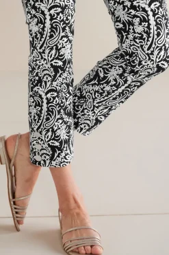 Soft Surroundings Soft Essential Superla Slim Leg Crop Pants- Pants