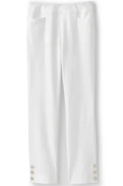 Soft Surroundings Soft Essential Superla Slim Leg Crop Pants- Pants
